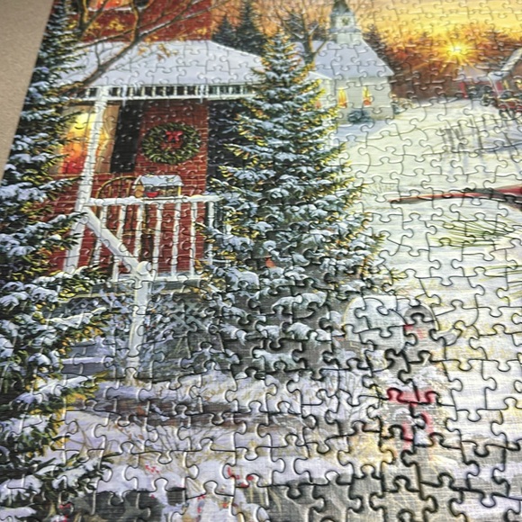 Cobble Hill 1,000 piece puzzle Sunset Cardinals - Picture 8 of 12
